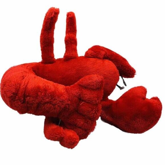 Russ Berrie Burnie The Red Lobster Plush & Beans 8inchLil Peepers Stuffed Toy - Picture 5 of 9